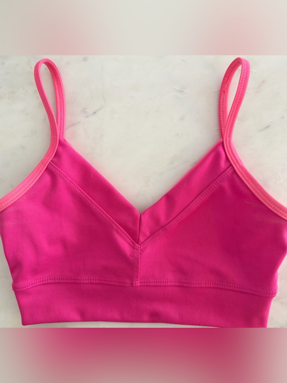 FIVE Damcewear Youth Sports Bra/Bralette - Hot Pink - Youth Large